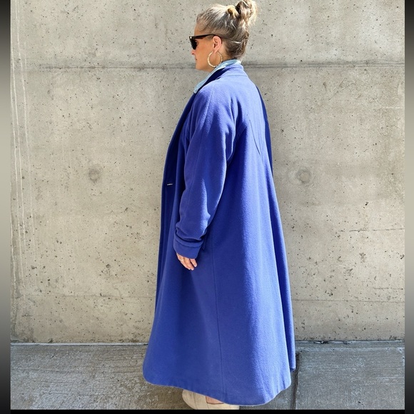 Vintage long coat, vest by Raffinali- Holt Renfrew 80s made by the union - Picture 3 of 8